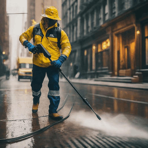 High-pressure washing services for efficient cleaning of various surfaces.